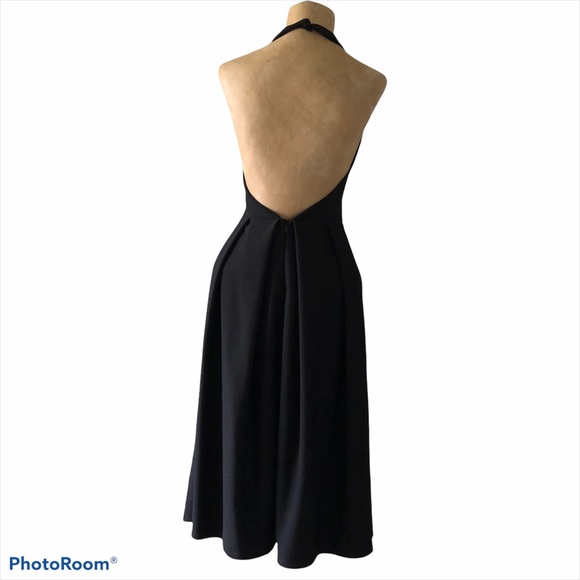 Chico Halter Backless Dress Black Small NWOT - Picture 2 of 8